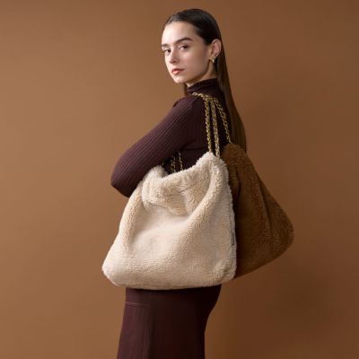 ヴィオラドーロ VIOLAd'ORO バッグ エコムートン チェーンショルダー